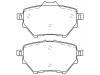 剎車(chē)片 Brake Pad Set:1612911480